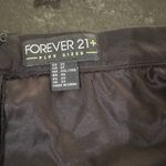 Forever 21 + Black Sheer Overlay Skirt 2x embroidered lace whimsy goth witchy plus Photo 2