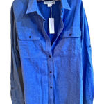 Outerknown  Scout Button Down Shirt Womens Medium Organic Cotton Granola Girl NEW Photo 0