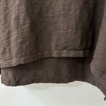 Wilt Brown Cold Shoulder Tunic Blouse with Tie Flared Sleeves, Size XS Photo 3