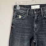 Mother The Flirt Chew Jeans in Cat & Kings Wash Straight Leg Jeans Size 24 Black Photo 2