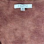 Z Supply  Mineral Wash Oversized Button Front Cardigan in Rust Clay Medium Photo 7