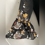 Alfani  Black Dress with Yellow Floral Design Photo 3