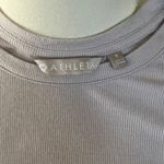 Athleta Ribbed Tank Top Lavender Grey Modal Blend Small Soft Stretch Activewear Photo 4