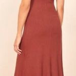 Reformation Shandy Ribbed Knit Midi Slip Dress Photo 2