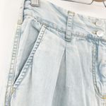 Pilcro Anthropologie Womens Wide Leg Baggy Jeans Size 27 Pleated Light Wash Photo 4