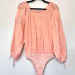 Free People Solid Sundown Bodysuit in Desert Pink Small Photo 5