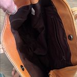 Super cool rustic Tan Leather Tote Bag Photo 15