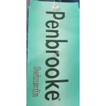 Penbrooke Womens Size L Striped One Piece Swimwear Dark Blue Size L Photo 1