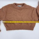 ZARA Women's Brown Crew Neck Sweater Photo 4