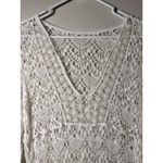 Knit Woven Beach Cover Up Dress Pool Resort Wear One Size White Size undefined Photo 1