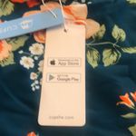 Cupshe # 12 Teal floral  bikini size medium nwt Photo 4