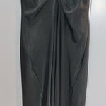 Windsor Satin Slip Dress | Sage Green | Size L | Strappy Back Detail Photo 0