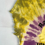 Year of Ours Rainbow Tie Dye Smiley Face Graphic Tee Cropped Baby Top L Yellow Size undefined Photo 3