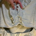 ASOS  Light Green Mini Dress Ruffle Long Sleeve Swiss Dot Boho Spring Cottagecore Photo 9