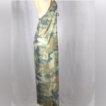 So Sexy Size M Halter Camouflage Front Tie Sleeveless Long Cover Up Dress. New Green Size M Photo 2