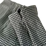 ESCADA‎ High Rise Crop Pants Womens 38 Black White Gingham Plaid Preppy Academia Photo 3