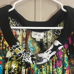 ECI Beige  medium animal print floral boho dress Photo 1