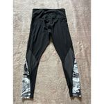 Athleta  Womens Vivid Salutation Pocket Yoga Tights Sz SP Black White‎ Frost Mesh Photo 7