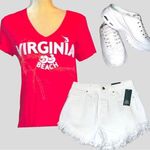 Old Navy  red cute vneck T-shirt! Photo 1