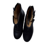 Frye Pippa Black Leather Buckle Moto Short Boots Women’s Size 6 Photo 6