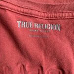 True Religion size small dusty rose pink V-neck short sleeve T-shirt Photo 5