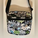 LeSportsac HTF Rare Vintage Retired Peace Dove Print Nylon Crossbody Handbag Bag Photo 1