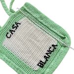 ‎CASABLANCA Crochet Bag Green Photo 12