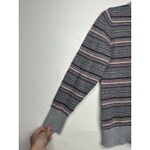 L.L. Bean Sweater Women Large Multi Stripe Knit Long Sleeve Turtle Neck Pullover Photo 1