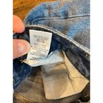 En Creme Denim Blue Jean Skirt Large Raw Hem Distressed Western Concert Festival Photo 7