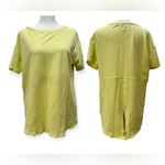 Chico's Chico’s Zenergy Light Yellow Terry Knit Tunic Length Leisurewear Top Size 1/Med Photo 1
