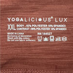 Yogalicious  burnt Red/maroon  Leggings‎ Comfortable Knit Pants with pockets XXL Photo 2