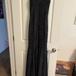 Midnight blue sparkle prom dress Medium Black Photo 3