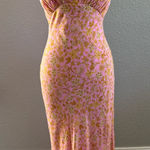 Hello Molly  Slip Floral Midi Dress‎ Size 6 EUC Photo 0