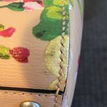 Gucci  Bamboo Pink and Beige Floral Leather 2 Way Handbag - Preowned Photo 8