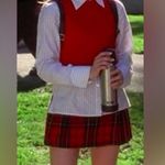 Alberto Makali Vintage mini plaid skirt academia, clueless, Taylor Swift, size 4 Photo 6