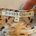 Violet+Claire  women's blouse reptile print size medium‎ 100% polyester Photo 4