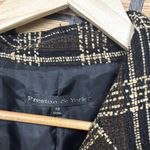 Preston & York  Brown Plaid‎ Blazer Size 18 Photo 3
