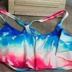PINK - Victoria's Secret VS Pink Americana Palm Tree Swim Suit Bikini Photo 0