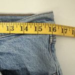 Levi's Premium Jeans Size 32x26 Ribcage Crop Flare Button Fly Fray Hem Big E Photo 6