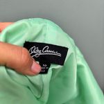 Oleg Cassini Sleeveless Embroidered Shift Cocktail Dress in Green 10 Photo 6