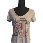 Kansas University Short Sleeve Shirt Gray Photo 0