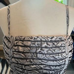 Cache  Animal Snake Print Dress Black White Gray 10 Minimalist Luxury Photo 3