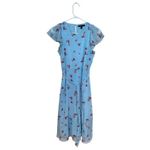 Banana Republic  Blue Floral Midi Dress 4P Photo 2