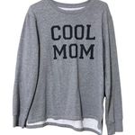PositiviTees women’s size large 12/14 Gray Kids Shirt with 'Cool Mom' Print Photo 0