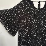 Cloth & Stone  by Anthropologie Sweetheart Tunic Dress Size Medium Black Photo 3