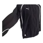 Puma Powercat Women Black Tracking Jacket Size L Mesh Lined Zipper Training Photo 4