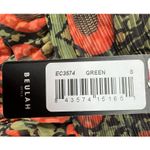 Beulah Style Dress S Abstract Floral Bold Tiered Smocked Forest Fairy Boho NEW Green Photo 11