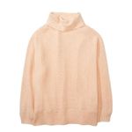 American Eagle  Outfitters Oversized Peach Mock Neck
Sweater(Size XS) Photo 3