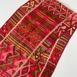 Oscar de la Renta Vintage Red Silk Scarf E135 Photo 2