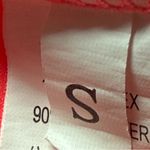 Ruched Midi Bodycon Dress Neon Pink Adjustable Leg Slit Small Photo 4